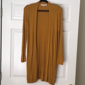 Loft lightweight open cardigan
